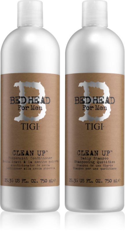 TIGI Bed Head B for Men Clean Up ambalaj economic pentru toate tipurile de păr pentru bărbați