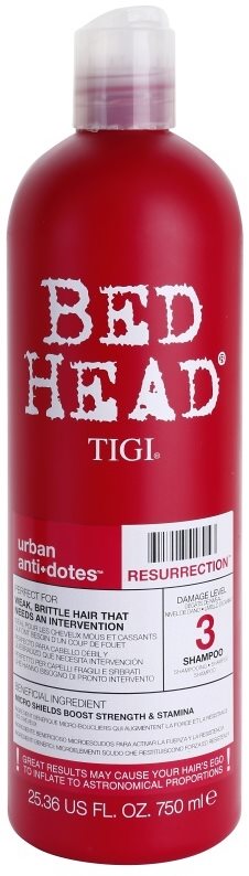 TIGI Bed Head Urban Antidotes Resurrection șampon pentru par sensibil 750 ml