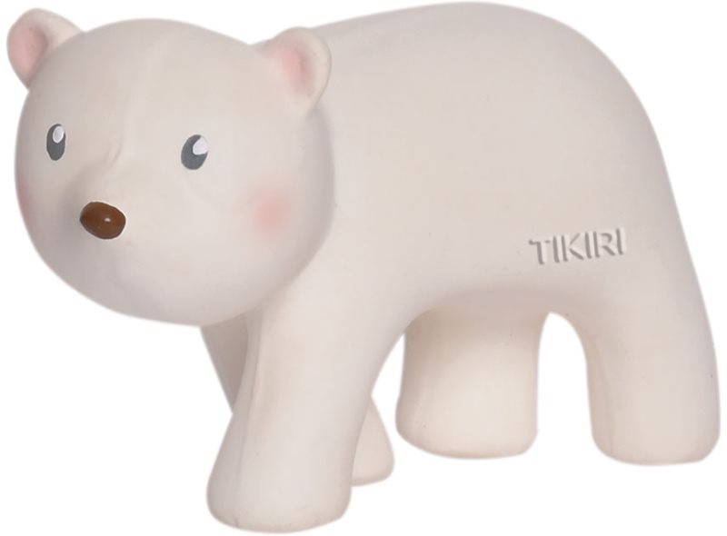 Tikiri Arctic jucărie pentru dentiție cu zornăitoare Polar Bear 1 buc