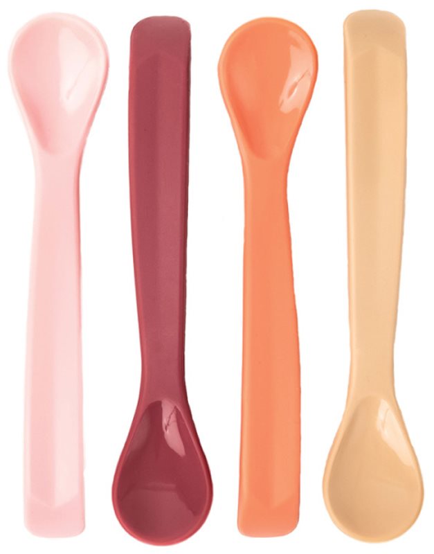 Tiny Twinkle Silicone Baby Spoons linguriță Boy 4 buc