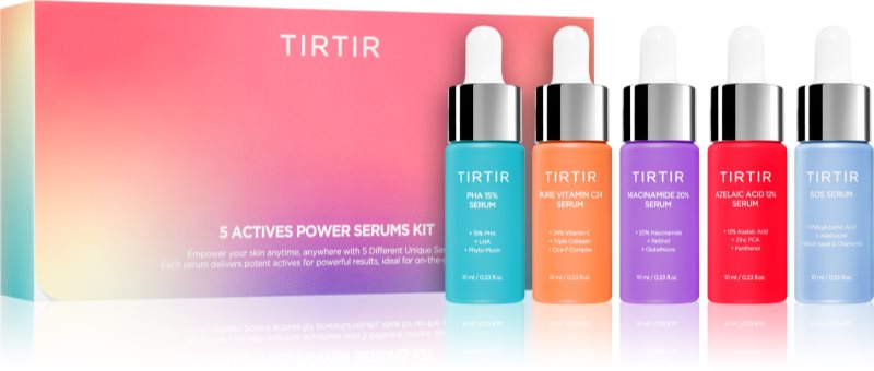 TIRTIR 5 Actives Power Serums Kit set cadou pentru look perfect