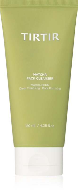 TIRTIR Matcha Pack Cleanser gel intens pentru curatare cu efect calmant 120 ml