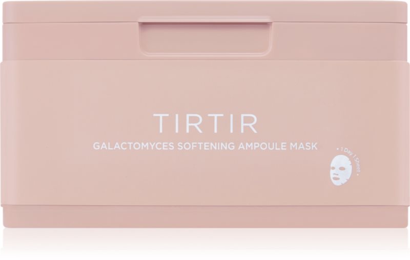 TIRTIR Ampoule Mask Galactomyces mască textilă iluminatoare cu efect de netezire 30 buc