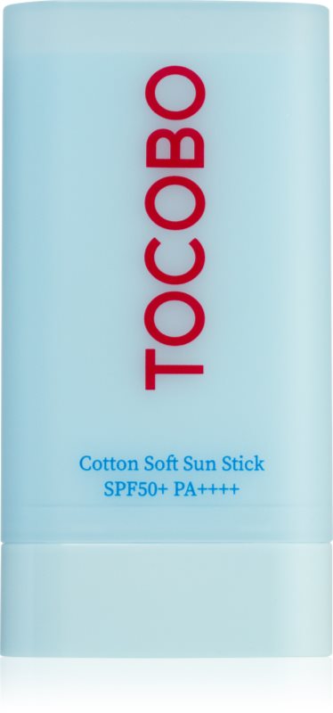 TOCOBO Cotton Soft Sun Stick stick hidratant protector cu efect matifiant SPF 50+ 19 g