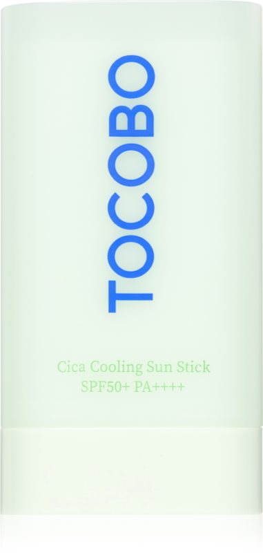TOCOBO Cica Cooling Sun Stick stick hidratant protector cu efect calmant SPF 50+ 18 g