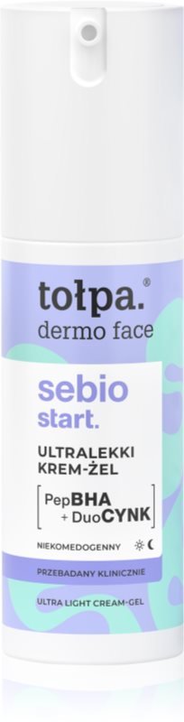 Tołpa Dermo Face Sebio Start cremă hidratantă ultralejeră 50 ml