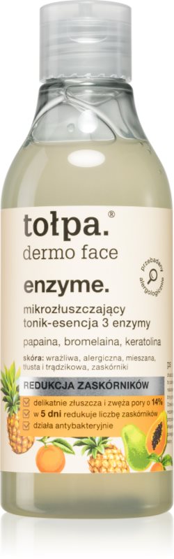 Tołpa Dermo Face Enzyme emulsie pentru curatare cu efect exfoliant 200 ml