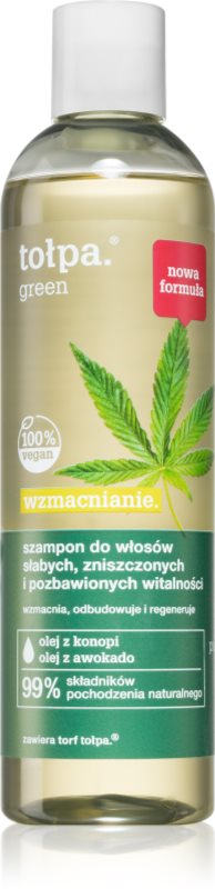 Tołpa Green Strengthening Sampon pentru par deteriorat si slab 300 ml