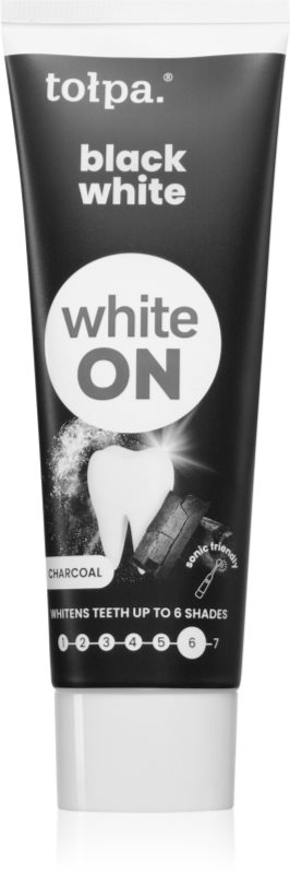 Tołpa On White Black White pasta de dinti pentru albire 75 ml