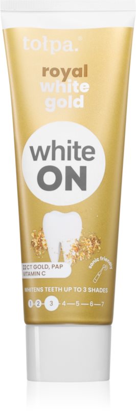 Tołpa On White Royal White Gold pasta de dinti pentru albire 75 ml