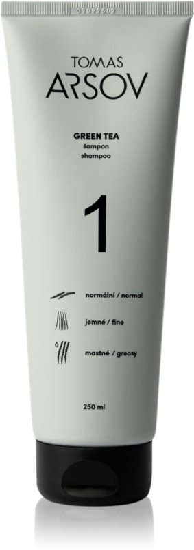 Tomas Arsov Green Tea Shampoo Sampon pentru curatare si hranire a parului pentru utilizarea de zi cu zi 250 ml