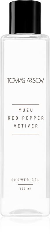Tomas Arsov Yuzu Red Pepper Vetiver gel parfumat pentru duș cu efect de hidratare pentru femei 200 ml