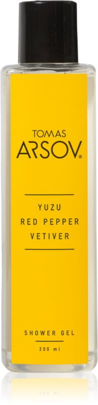 Tomas Arsov Yuzu Red Pepper Vetiver gel parfumat pentru duș cu efect de hidratare pentru femei 200 ml