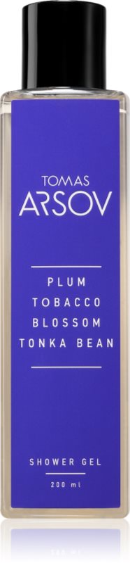 Tomas Arsov Plum Tobacco Blossom Tonka Bean gel parfumat pentru duș 200 ml