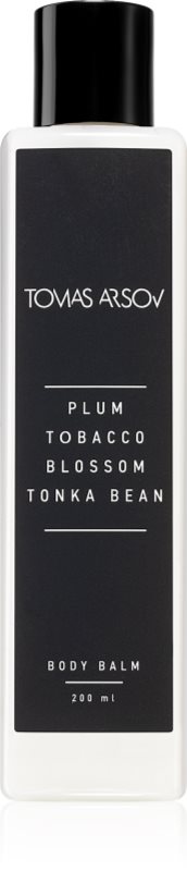 Tomas Arsov Plum Tobacco Blossom Tonka Bean balsam de corp parfumat cu efect de hidratare 200 ml