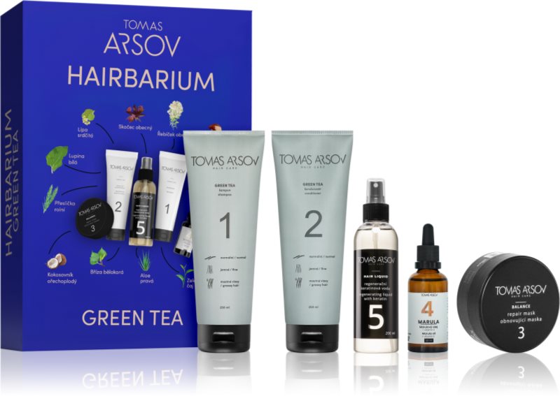Tomas Arsov Green Tea Hairbarium set cadou