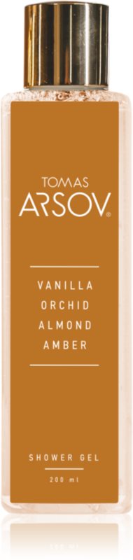 Tomas Arsov Vanilla Almond Milk Amber Shower gel gel parfumat pentru duș 200 ml