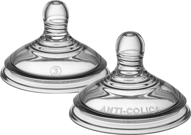 Tommee Tippee Advanced Anti-Colic tetină pentru biberon Fast Flow 6m+ 2 buc