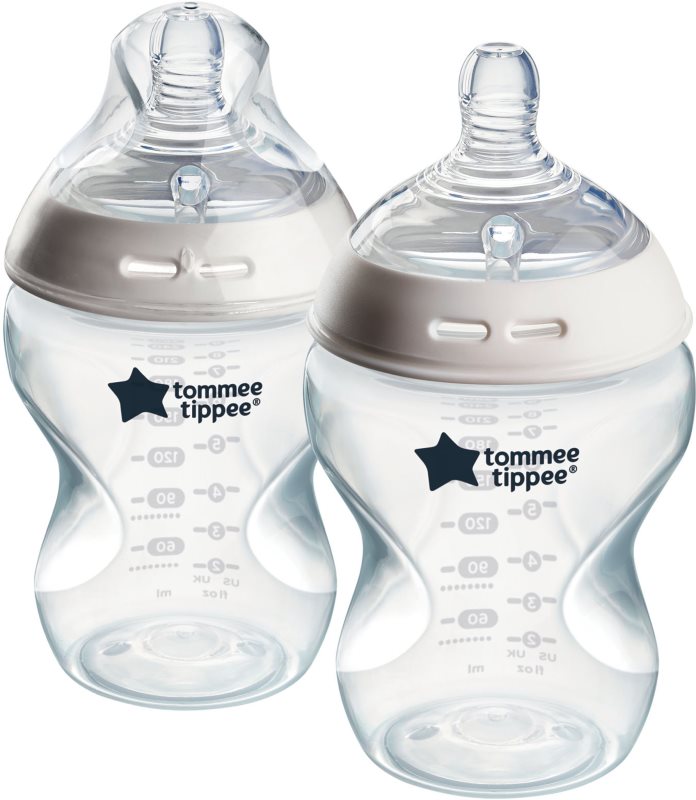 Tommee Tippee Natural Start Anti-Colic biberon pentru sugari Slow Flow 0m+ 2x260 ml