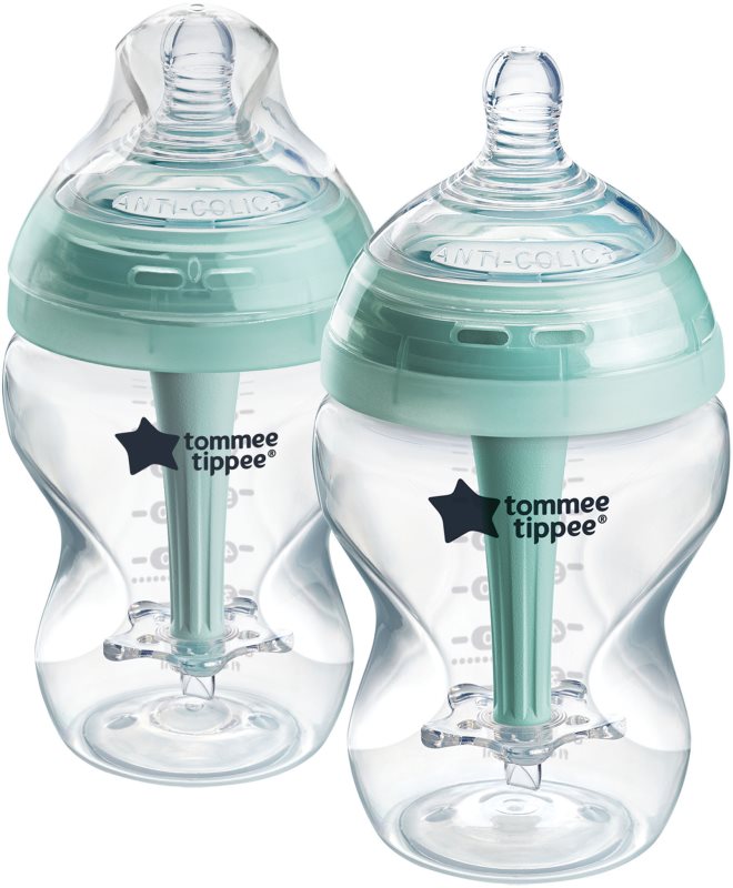 Tommee Tippee Advanced Anti-Colic biberon auto-sterilizant anti-colici Slow Flow 0m+ 2x260 ml