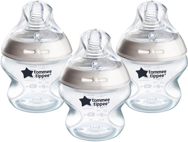 Tommee Tippee Natural Start Anti-Colic biberon auto-sterilizant Slow Flow 0m+ 3x150 ml
