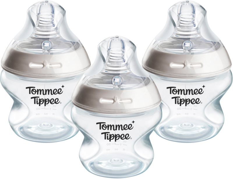 Tommee Tippee Natural Start Anti-Colic biberon auto-sterilizant Slow Flow 0m+ 3x150 ml