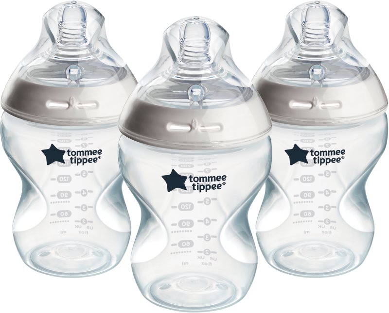 Tommee Tippee Natural Start Anti-Colic biberon auto-sterilizant Slow Flow 0m+ 3x260 ml