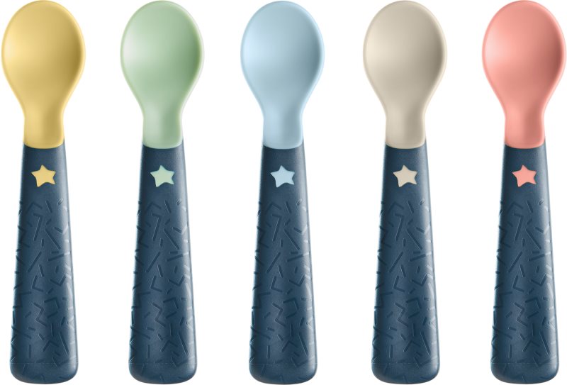 Tommee Tippee Easigrip linguriță 4 m+ 5 buc