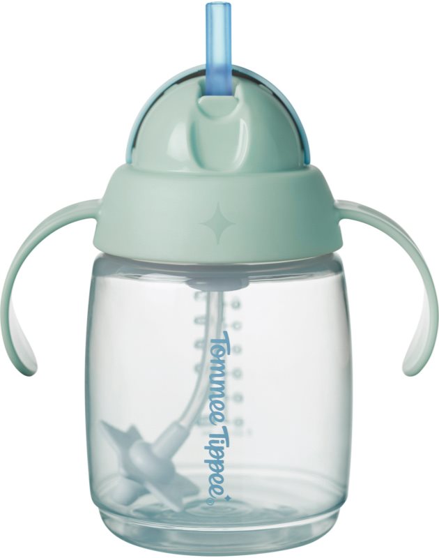 Tommee Tippee Trainer Straw cană pentru antrenament cu greutăți 6m+ Green 1 buc