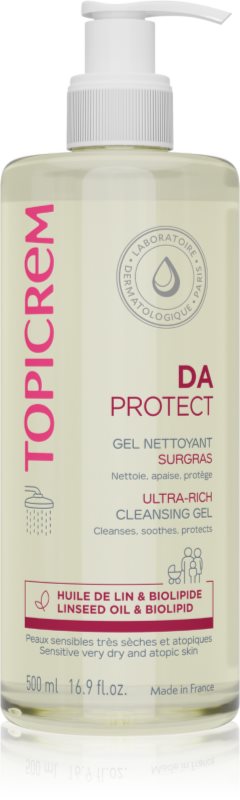 Topicrem AD Ultra-Rich Cleansing Gel gel de curățare pentru piele foarte sensibila sau cu dermatita atopica 500 ml
