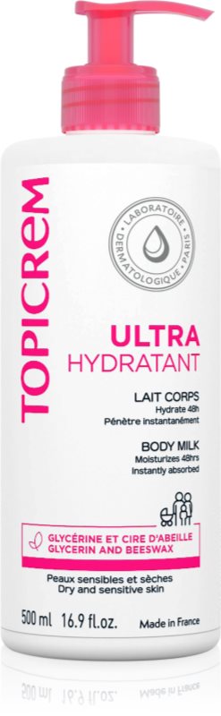 Topicrem UH BODY Ultra-Moisturizing Body Milk lotiune de corp intens hidratanta pentru piele uscata si sensibila