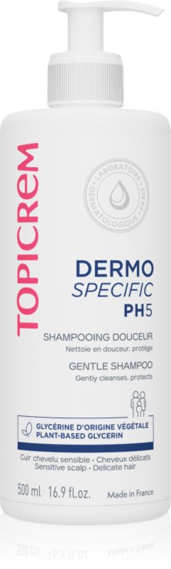 Topicrem PH5 Gentle Shampoo sampon delicat pentru utilizarea de zi cu zi pentru piele sensibila 500 ml