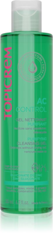 Topicrem AC Purifying Cleansing Gel gel de curatare pentru ten sensibil 200 ml