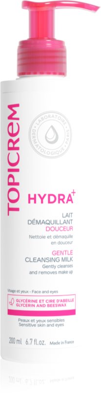 Topicrem UH FACE Gentle Cleansing Milk lapte demachiant delicat pentru ten uscat și sensibil 200 ml