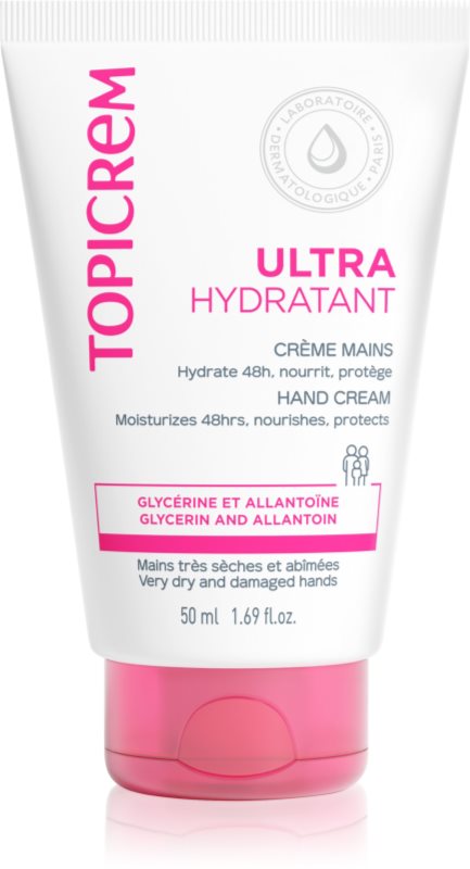 Topicrem UH BODY Ultra-Moisturizing Hand Cream cremă hidratantă pentru mâinile cu pielea uscată și crăpată 50 ml