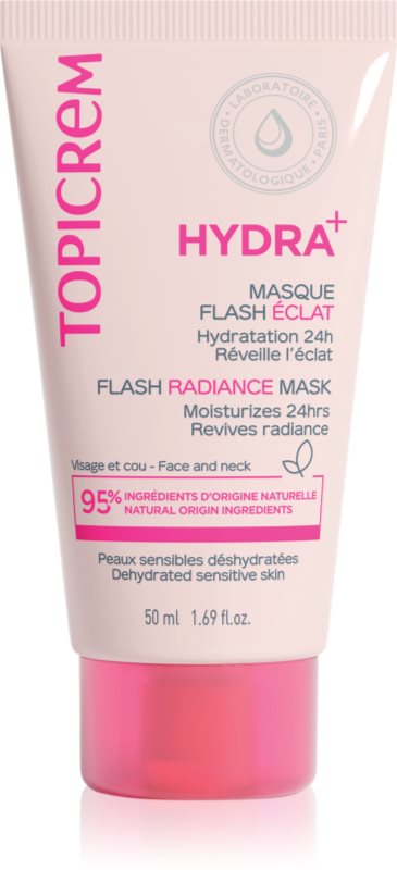 Topicrem Hydra+ Flash Radiance Mask masca de hidratare si luminozitate 50 ml