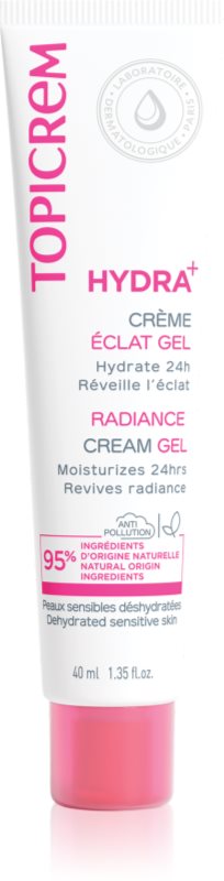 Topicrem Hydra+ Radiance Cream Gel gel-crema iluminant 40 ml