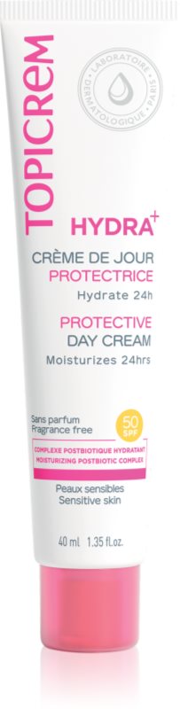 Topicrem Hydra+ Protective Day Cream crema de zi protectoare SPF 50+ 40 ml