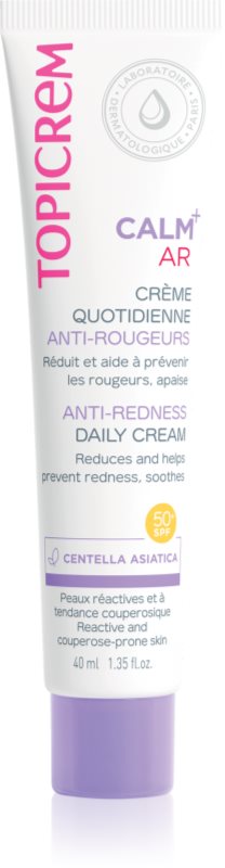 Topicrem CALM+ Anti-Redness Daily Cream crema de zi impotriva inrosirii SPF 50+ 40 ml