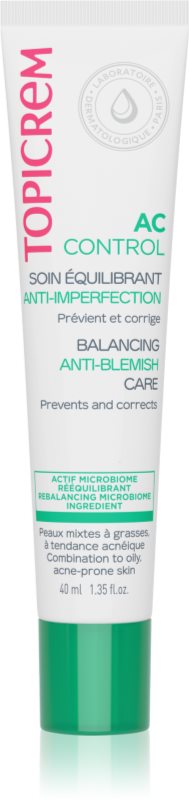 Topicrem AC Active Care îngrijire activă pentru piele sensibila predispusa la acnee 40 ml