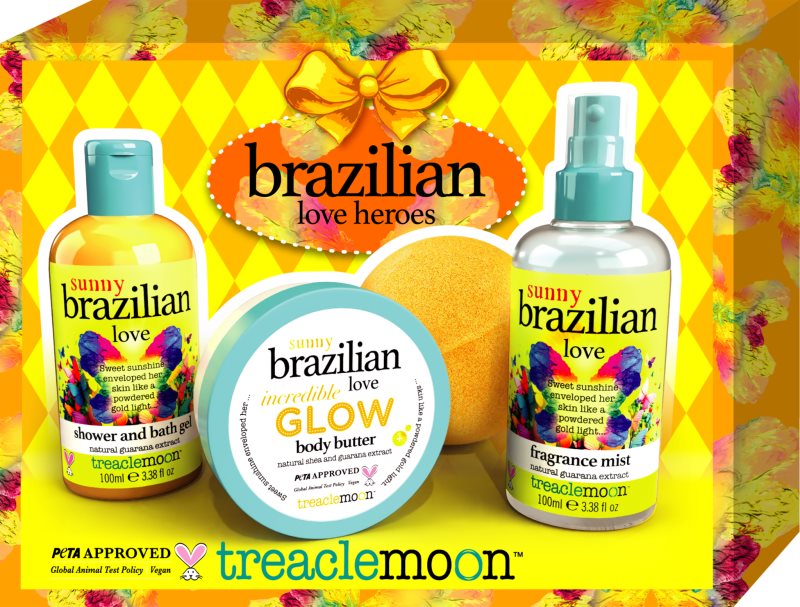Treaclemoon Brazilian Love Heroes set cadou pentru corp