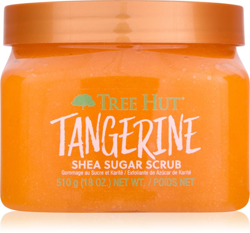 Tree Hut Tangerine exfoliant din zahar unt de shea 510 g