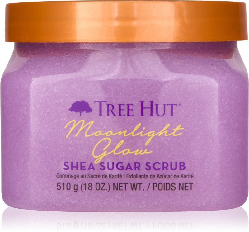 Tree Hut Shea Sugar Scrub Moonlight Glow exfoliant de corp cu zahăr 510 g