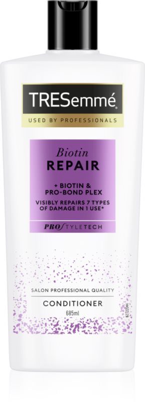TRESemmé Biotin Repair balsam pentru indreptare pentru par deteriorat pachet mare 685 ml