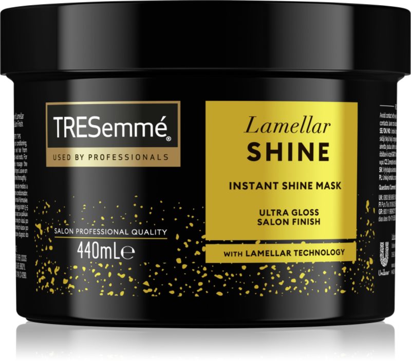 TRESemmé Lamellar Shine Masca de par pentru un par stralucitor si catifelat 400 ml
