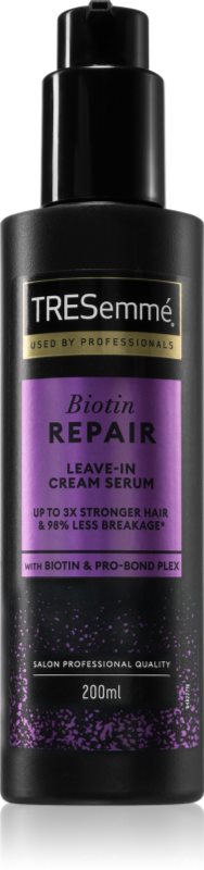 TRESemmé Biotin Repair Leave-In Cream Serum ser crema pentru un aspect perfect al parului 200 ml