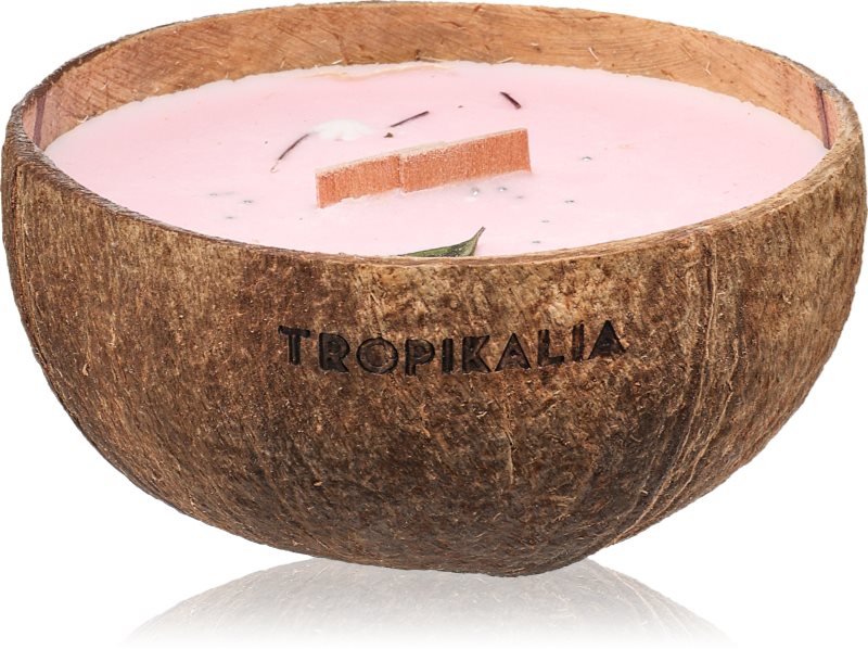 Tropicandle Frozen Cranberry lumânare parfumată cu fitil din lemn 350 ml