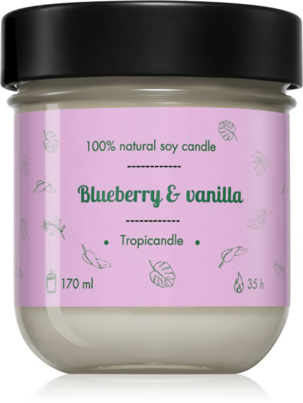Tropicandle Blueberry & Vanilla lumânare parfumată 170 ml
