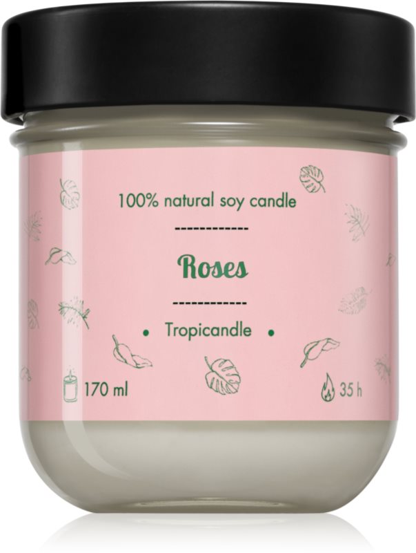 Tropicandle Roses lumânare parfumată 170 ml