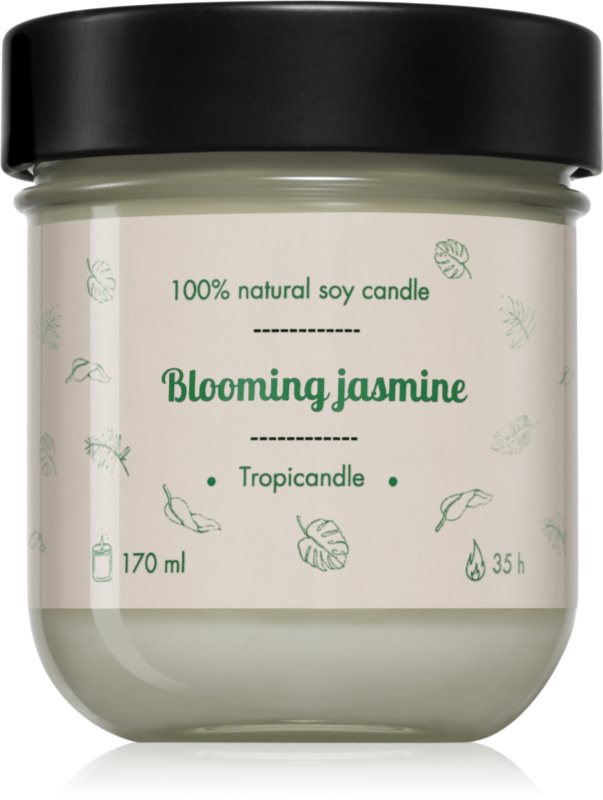 Tropicandle Blooming Jasmine lumânare parfumată 170 ml